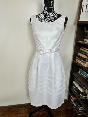 1950s White Wedding dress mcm